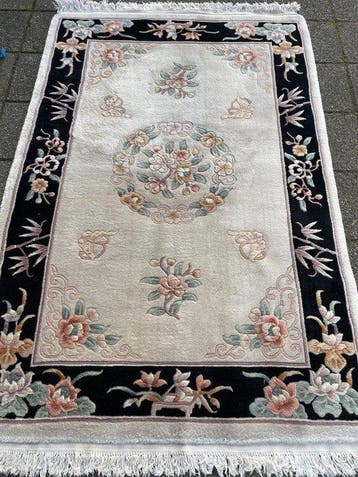 China Aubusson - GEREINIGD - handgeknoopt - wol - Tapijt -, Nieuw