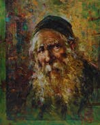 Nazzareno Sidoli (1879–1969) - Ritratto di Uomo con Barba
