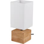 LED Tafellamp - Tafelverlichting - Trion Wooden - E14, Huis en Inrichting, Lampen | Tafellampen, Ophalen of Verzenden, Nieuw, Hout