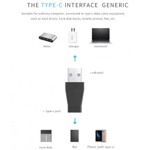 USB-C Male naar USB 3.0 Female Adapter, Huis en Inrichting, Banken | Complete zithoeken, Verzenden