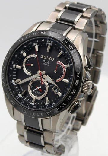 Seiko - Astron GPS Solar Dual-Time Titanium Ceramic -