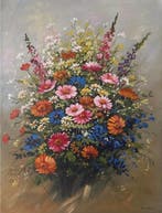 Le Van H (1972) - Bouquets Sauvages 80 60 cm.