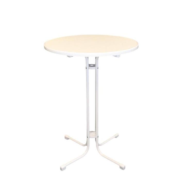 Statafel Monaco wit 80cm, Zakelijke goederen, Horeca | Meubilair en Inrichting, Verzenden