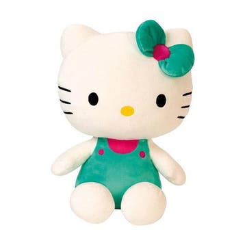 Hello Kitty pluche knuffel groen - 50 cm - zacht cadeau, Verzenden, Nieuw