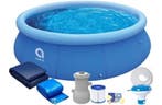 Avenli 3-laags PVC Zwembad | 244cm Rond | Beste Prijs, Opblaaszwembad, Rond, Nieuw, Ophalen of Verzenden