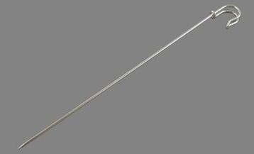 Metalen broche pin hoedenspeld  100 x 1mm (Spelden), Ophalen of Verzenden, Nieuw, Overige typen