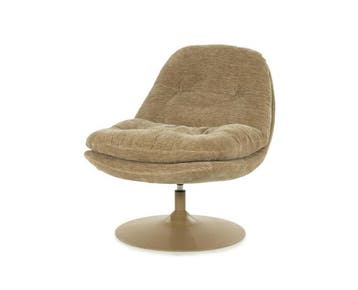 Fauteuil Tromba - taupe | BY-BOO, Ophalen of Verzenden, Nieuw