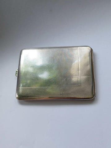 Sigarettendoos - sigarettendoos - .800 zilver, Nieuw
