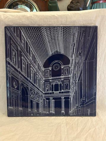 Emaille bord - la societe civile des galeries royales st