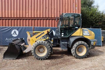 Veiling: Wiellader Komatsu WA100M-6 Diesel 66kW 2014, Ophalen, Wiellader of Shovel
