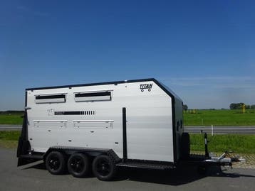 Titan T3585-3 VK XL afm. 453x181x193cm 3500kg FULL OPTIONS, Dieren en Toebehoren, Ophalen, Nieuw, Aluminium, Overige typen