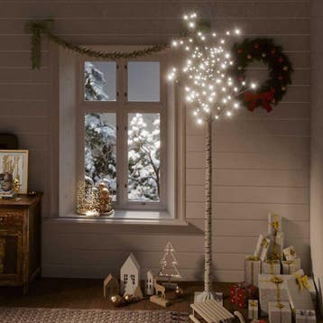 vidaXL Kerstboom wilg met 220 koudwitte LEDs binnen en, Verzenden, Nieuw