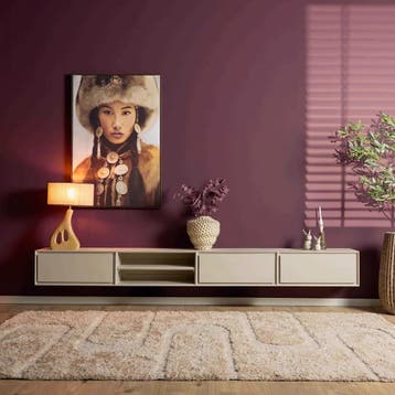 Zwevend tv meubel Ambiance Sand | 240 cm | Starfurn, Ophalen of Verzenden, Nieuw