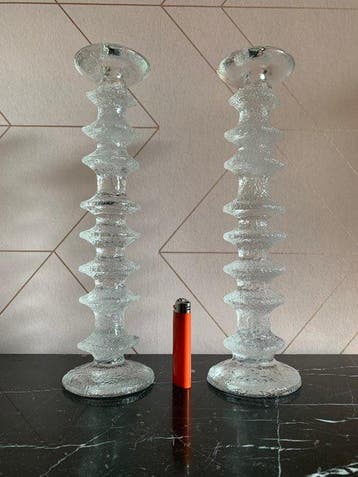 Iittala - Timo Sarpaneva - Kandelaar Festivo (2) - Glas -