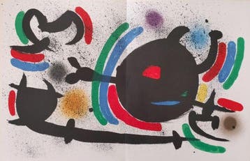 Joan Miro (1893-1983) - Litografia Original X