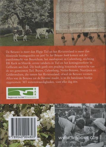 Het Betuwe boek 9789040004803, Verzenden, Zo goed als nieuw