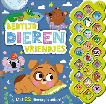 Boek: Bedtijd dierenvriendjes - geluidenboek - (als nieuw), Verzenden, Zo goed als nieuw