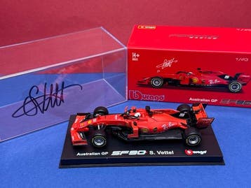 Ferrari - Sebastian Vettel - 2019 - Schaal 1:43 modelauto, Nieuw