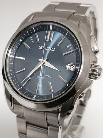 Seiko - BRIGHTZ – Radio-Controlled Solar – Navy Blue Dial -