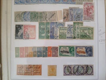 Malta 1903/1970 - Postzegels begin 1900 / vellen en, Gestempeld