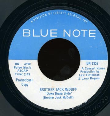 vinyl single 7 inch - Brother Jack McDuff - Down Home Style, Verzenden, Zo goed als nieuw, 7 inch, Jazz en Blues