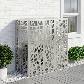 vidaXL Airconditioner hoes zilver 110 x 50 x 105 cm, Verzenden, Nieuw