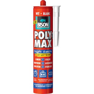 Bison Polymax High Tack Express 425 gram, Ophalen of Verzenden, Nieuw
