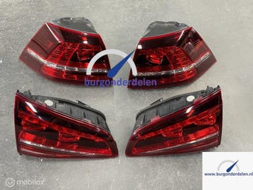 Led Achterlichten Set Gebruikt Geschikt Voor Golf 7 2012-..., Ophalen of Verzenden, Gebruikt, Volkswagen