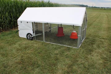 BoGi Mobiel kippenhok 25 - kippenhok met ren, Verzenden, Nieuw, Kippenhok of Kippenren