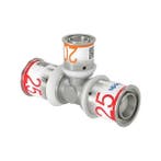 Uponor S-Press Plus perskoppeling Ø25x20x25 T-stuk, Verzenden, Nieuw