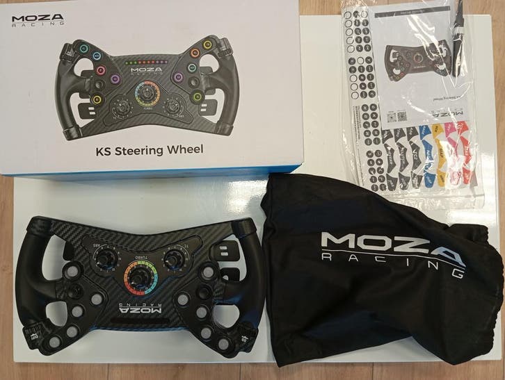 MOZA KS Formula Stuur – Sim Racing Wheel, Spelcomputers en Games, Spelcomputers | Overige, Refurbished, Overige merken, Ophalen of Verzenden