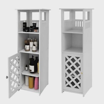 Waterdichte Badkamerkast met Open Plank en Deur - Compacte O, Verzenden, Nieuw