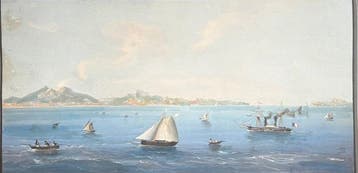 Vincenzo dEsposito(1886-1946) - Veduta di Napoli