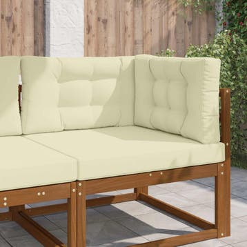 Buitenkussen 80x80cm - Creme | Retourdeal 45% Korting, Tuin en Terras, Ophalen of Verzenden, Zo goed als nieuw