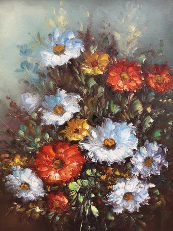 Nederlandse school (XX) - Stilleven., Antiek en Kunst, Kunst | Schilderijen | Klassiek