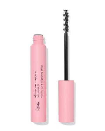 HEMA Mascara all-in-one smudgeproof zwart, Verzenden, Nieuw, Zwart