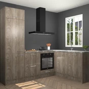 Cantaro Eiken keuken Guangzhou 124060, Huis en Inrichting, Keuken | Complete keukens, Verzenden, Nieuw