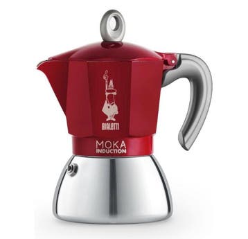 Bialetti Moka Induction - Percolator - Rood - 6 kops, Witgoed en Apparatuur, Koffiezetapparaten, Nieuw