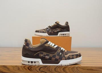 Louis Vuitton - LV Trainer Nigo x Pharrell Ebene Damier, Nieuw