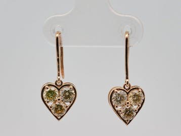 Zonder minimumprijs - Oorbellen - 14 karaat Geel goud -, Sieraden, Tassen en Uiterlijk, Oorbellen, Nieuw