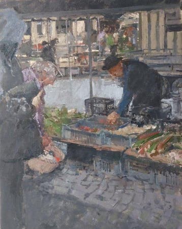 Hollandse School (XX-XXI) - Op de markt