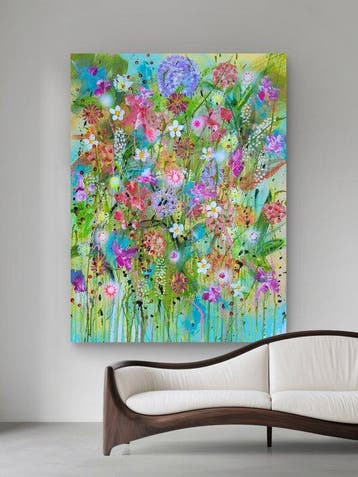 Laura Capellini - IL GIARDINO DI HANAKO #53 (XL) -Acrylic