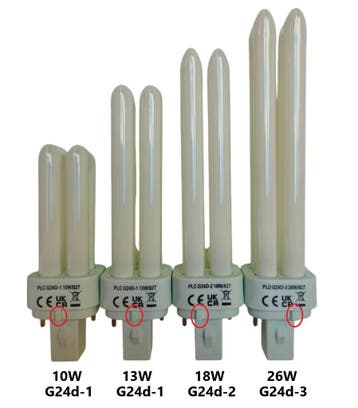 SL Spaarlamp 2-pins PL-C 13W/830/2P | G24d-1, Ophalen of Verzenden, Nieuw