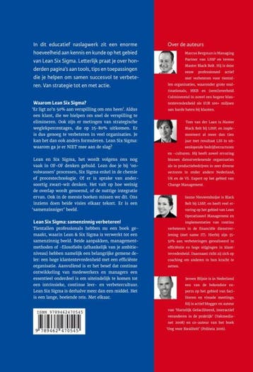 Lean six sigma 9789462470545, Verzenden, Zo goed als nieuw