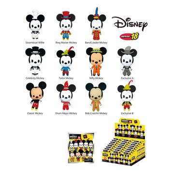 Disney Mickey Trough the Years PVC Bag Clip, Ophalen of Verzenden, Nieuw