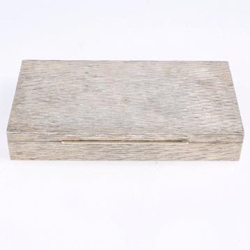 Emil Brenk - Bark Motif - Sigarendoos - .925 zilver