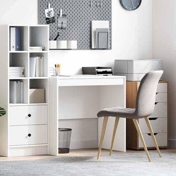 vidaXL Bureau Wit 80 x 50 x 76 cm, Verzenden, Nieuw