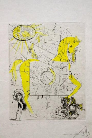 Salvador Dali (1904-1989) - Chevalier Royal de LApocalypse