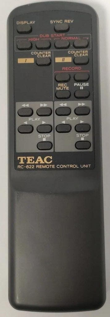 Afstandsbediening Teac rc-622 W-780, Audio, Tv en Foto, Ophalen of Verzenden, Nieuw, Origineel