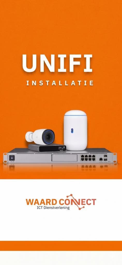 WaardConnect – UniFi netwerken, camera’s en toegangscontrole, Diensten en Vakmensen, Computer en Internet experts, Beveiliging en Viruspreventie
